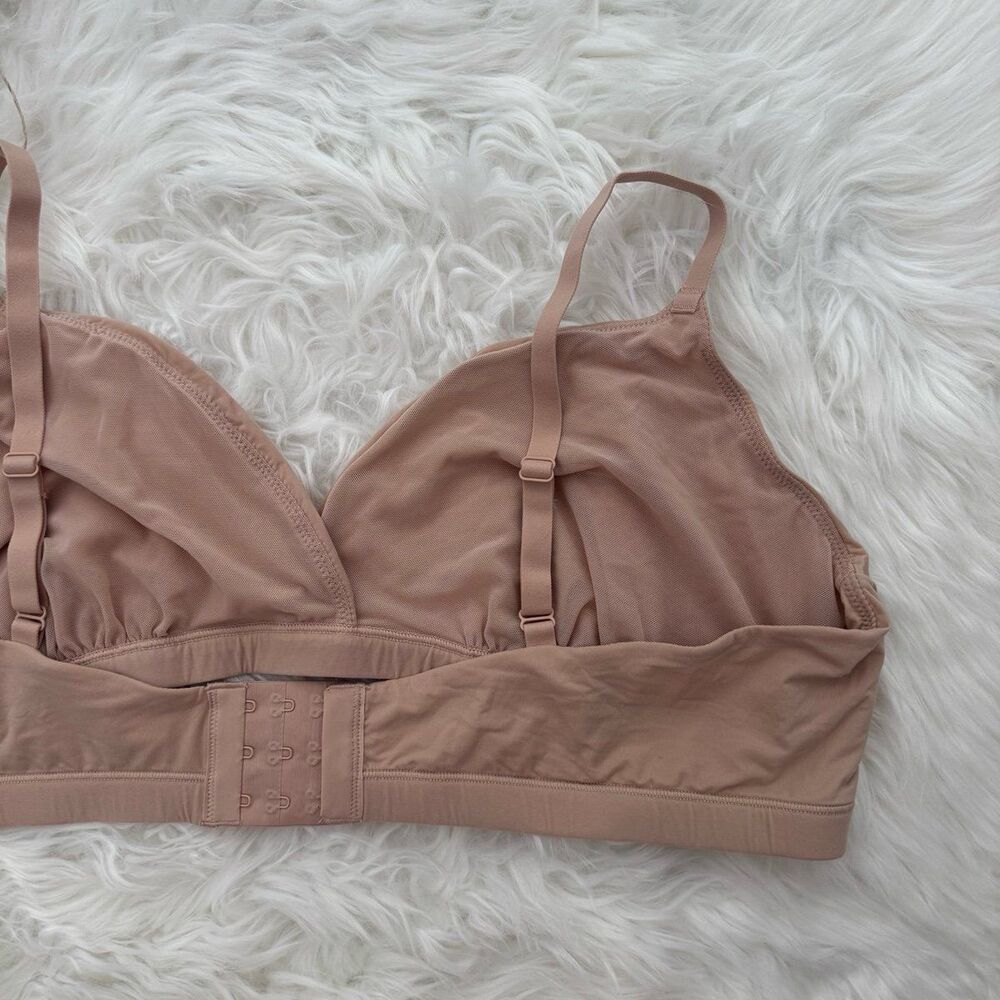 Skims Fits Everybody Crossover Bralette Mica Size 4X - Picture 7 of 9